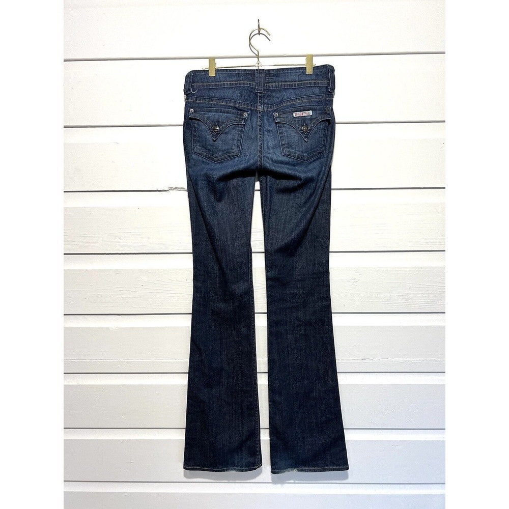 Women's Hudson Y2K Signature Boot Cut Jeans 27x34 Flap Pockets W170DHK USA